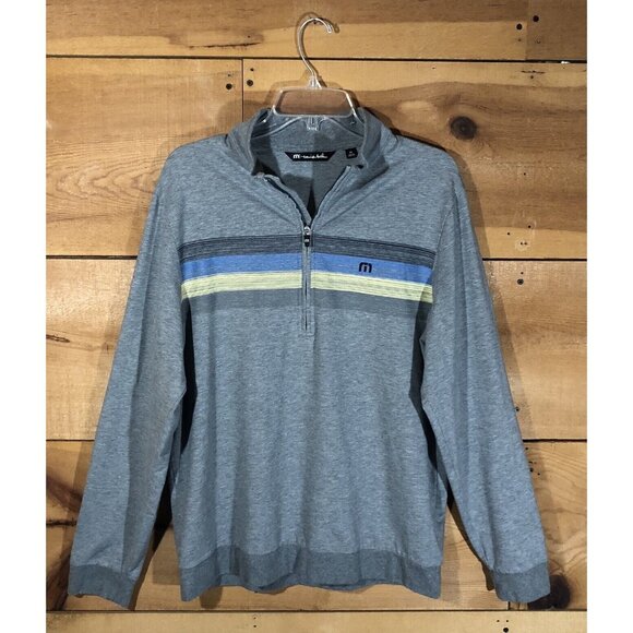 Travis Mathew Transitions 1/2 Zip Golf Pullover Mens Size Medium Performance - Picture 1 of 12